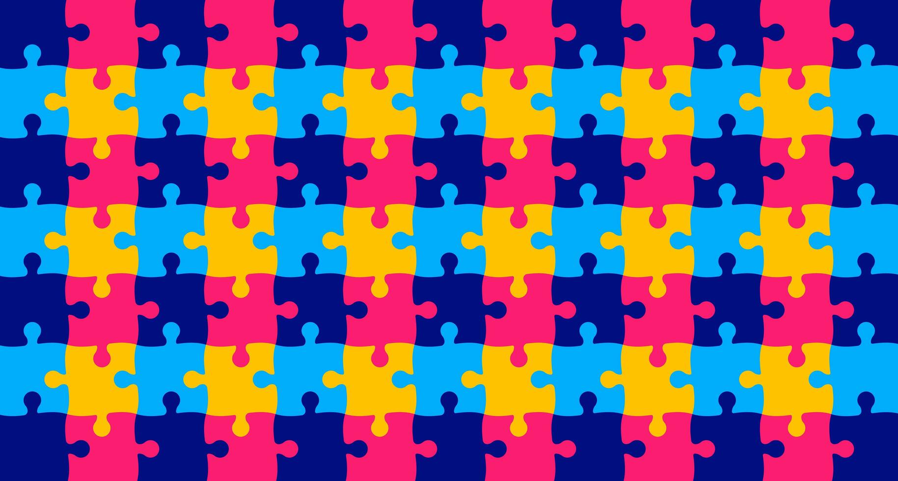Welt Autismus Bewusstsein Tag Puzzle Stücke Muster Hintergrund Vorlage gefeiert im 2 April. verwenden zu Banner, Karte, Gruß Karte, Poster, Buch Abdeckung, Plakat, rahmen, Sozial Medien Post Banner Vorlage. foto