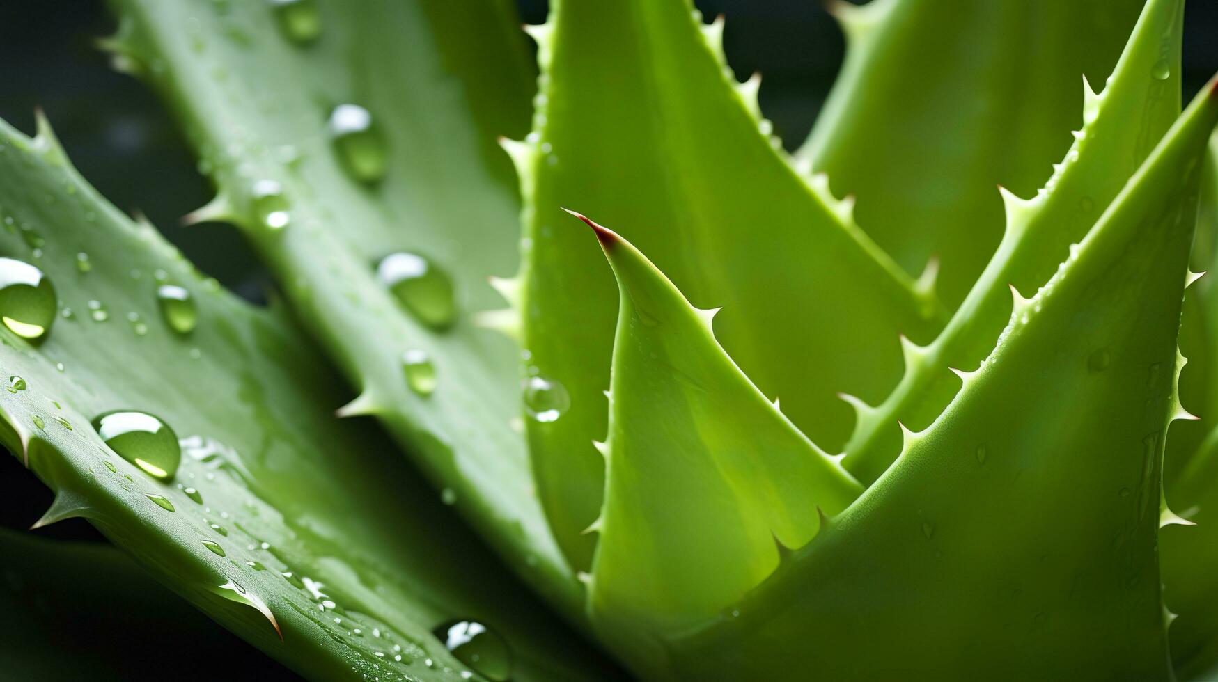 visualisieren das Präsentation von das Pflanze Aloe Vera. generativ ai foto