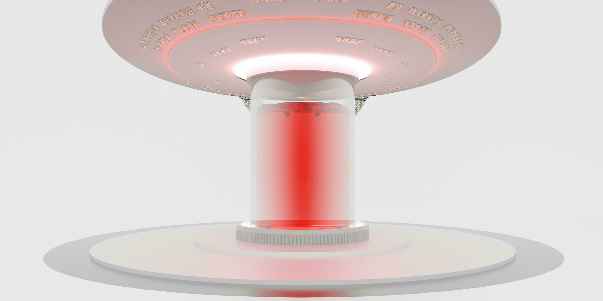 kryogen Kapsel Winterschlaf Kryonik Kapseln Glas Tube mit gefroren Flüssigkeit zum Winterschlaf sci fi teleportieren Wissenschaft Technologie Kryopode 3d Illustration Kryopode Labor Ausrüstung Labor Szene foto