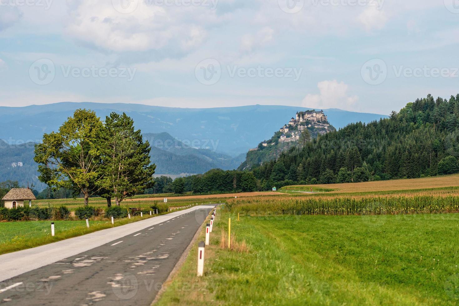 Straße zur Burg Hochosterwitz, Kärnten, Österreich - Bild foto