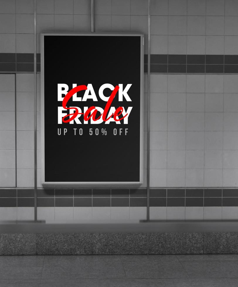 Black Friday-Verkaufskonzept foto