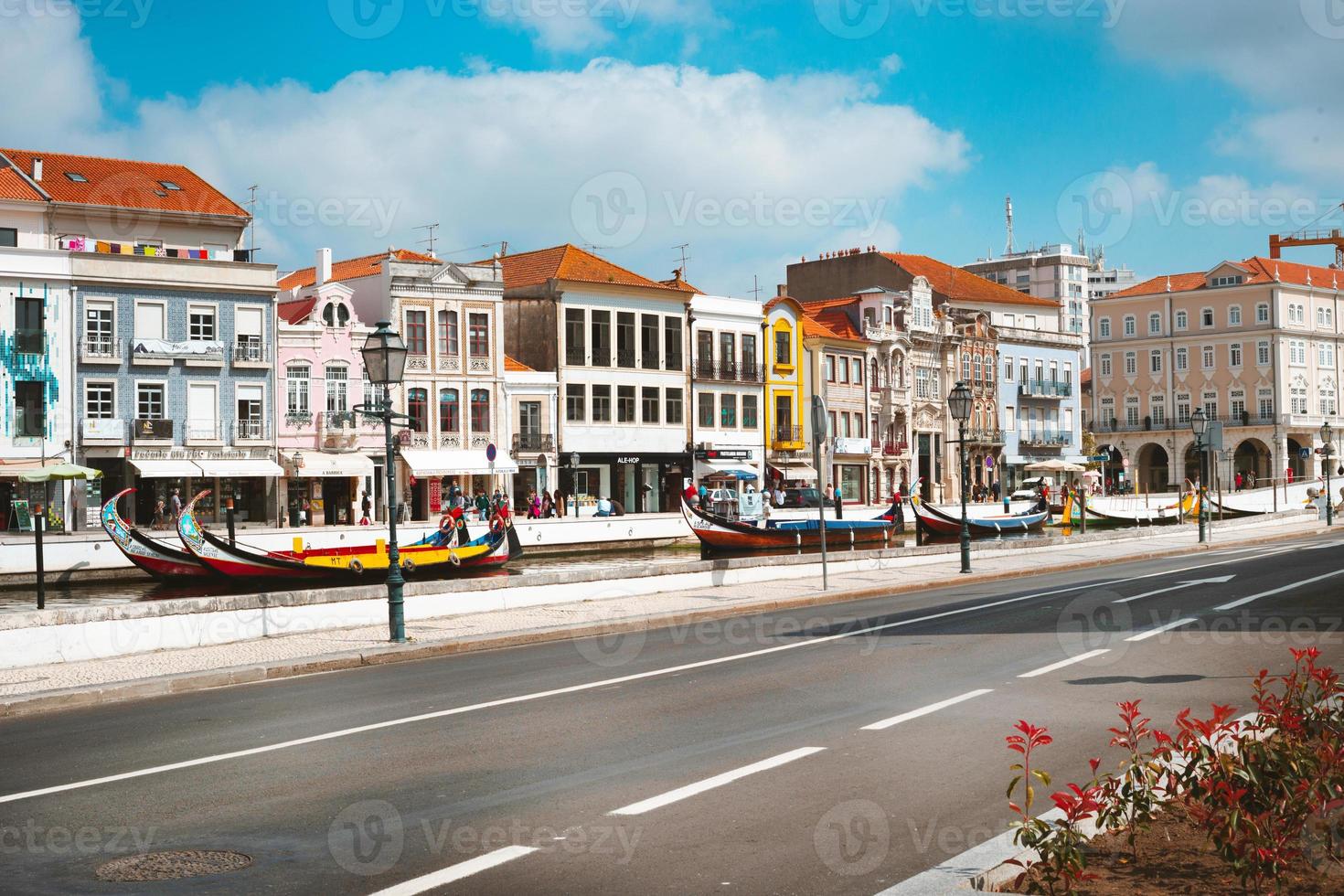 aveiro, portugal. typische Häuser foto