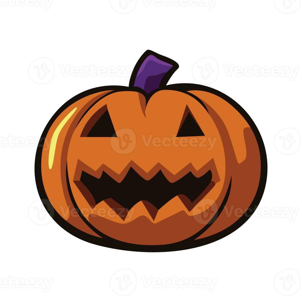 gespenstisch Halloween Kürbis Symbol zum unheimlich Designs und unheimlich Stimmung foto