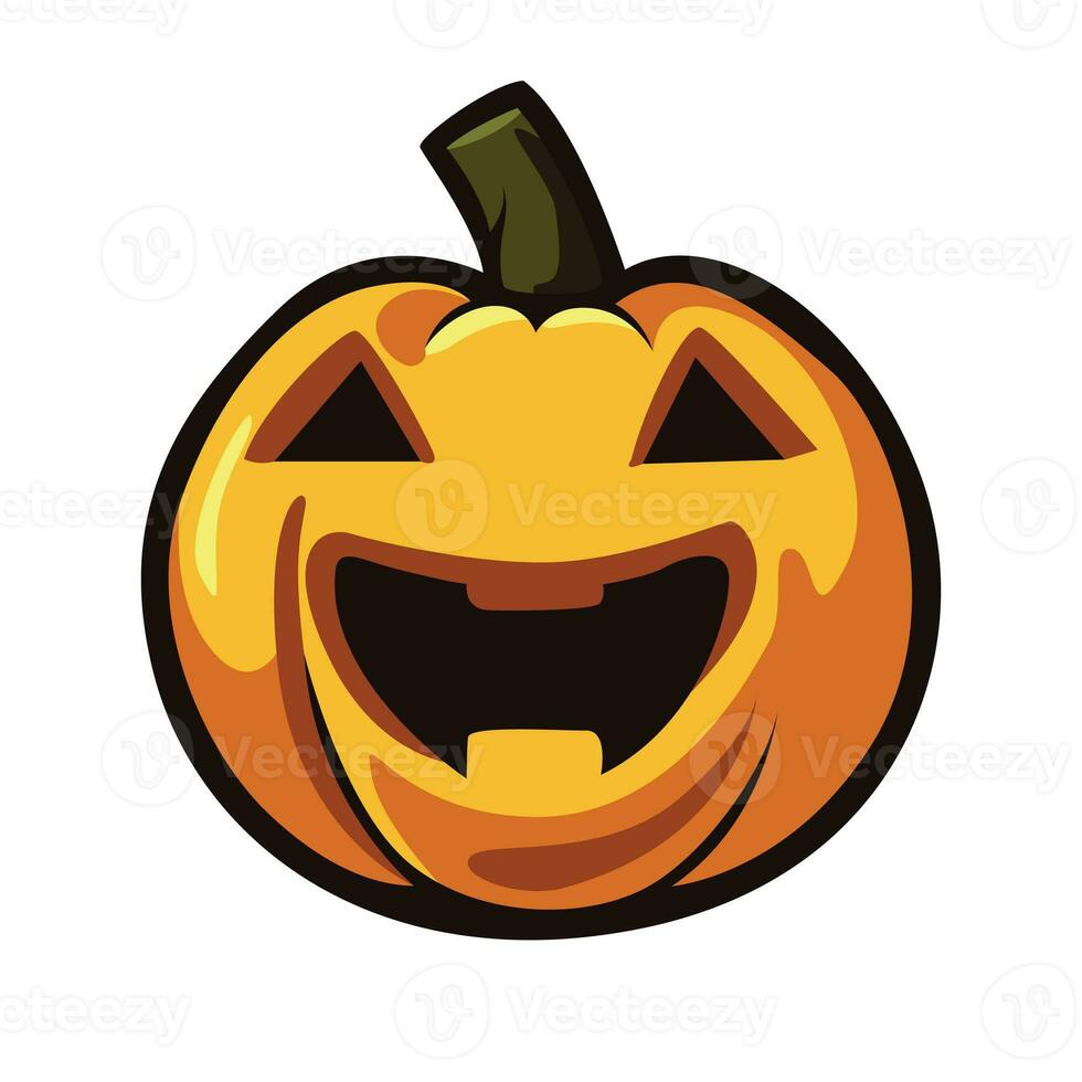 gespenstisch Halloween Kürbis Symbol zum unheimlich Designs und unheimlich Stimmung foto