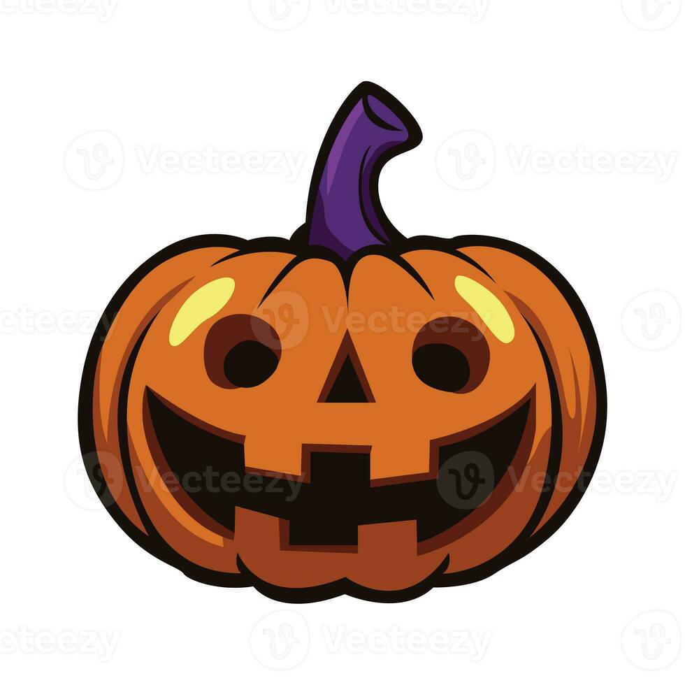 gespenstisch Halloween Kürbis Symbol zum unheimlich Designs und unheimlich Stimmung foto