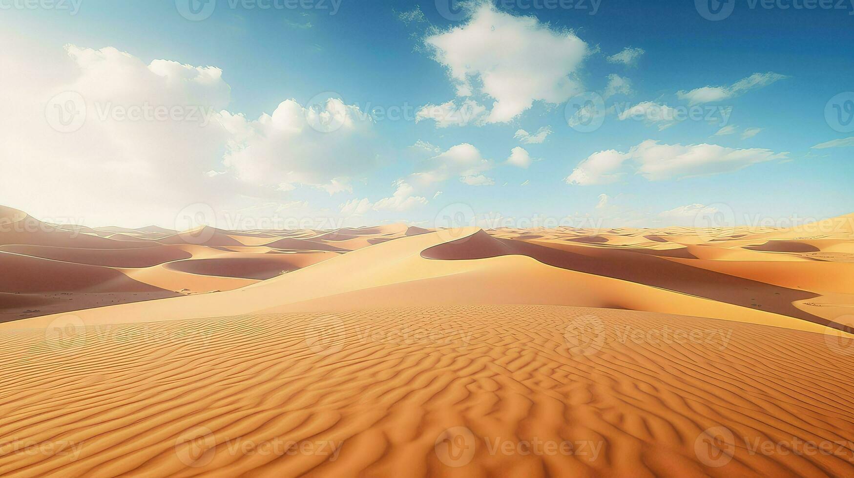 Himmel Sahara Dünen hoch aufragend ai generiert foto