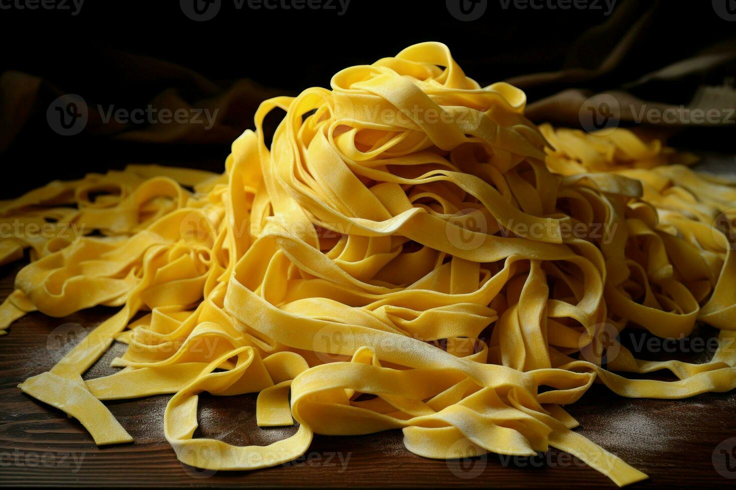 einladend Fettuccine Pasta Banner. generieren ai foto