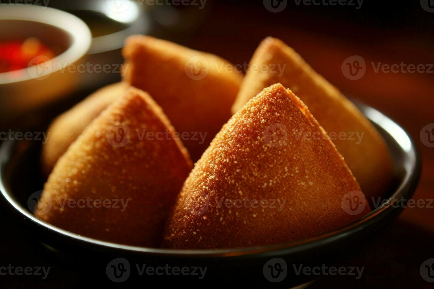 knusprig Coxinha Snack. generieren ai foto