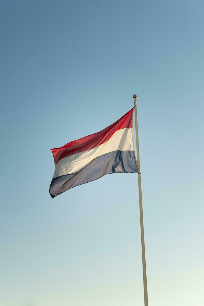 das Niederländisch Flagge foto