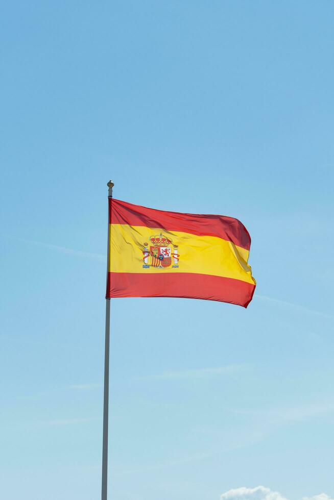 das Spanisch Flagge foto