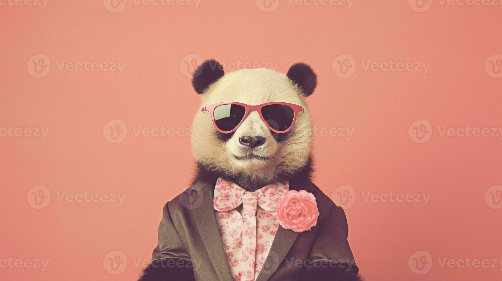 generativ ai, cool Panda Stimmung foto