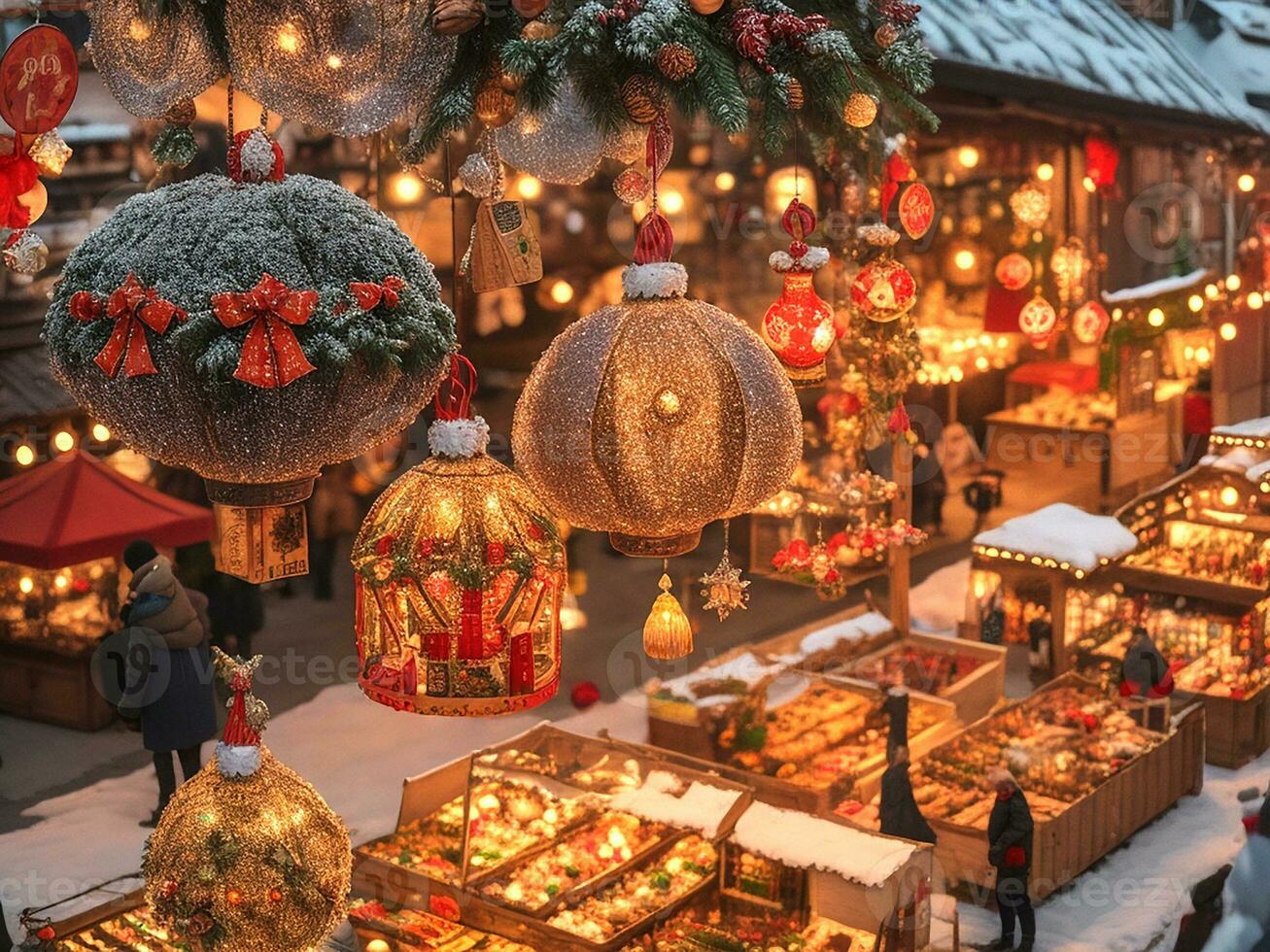 Weihnachten Stall. generativ ai foto