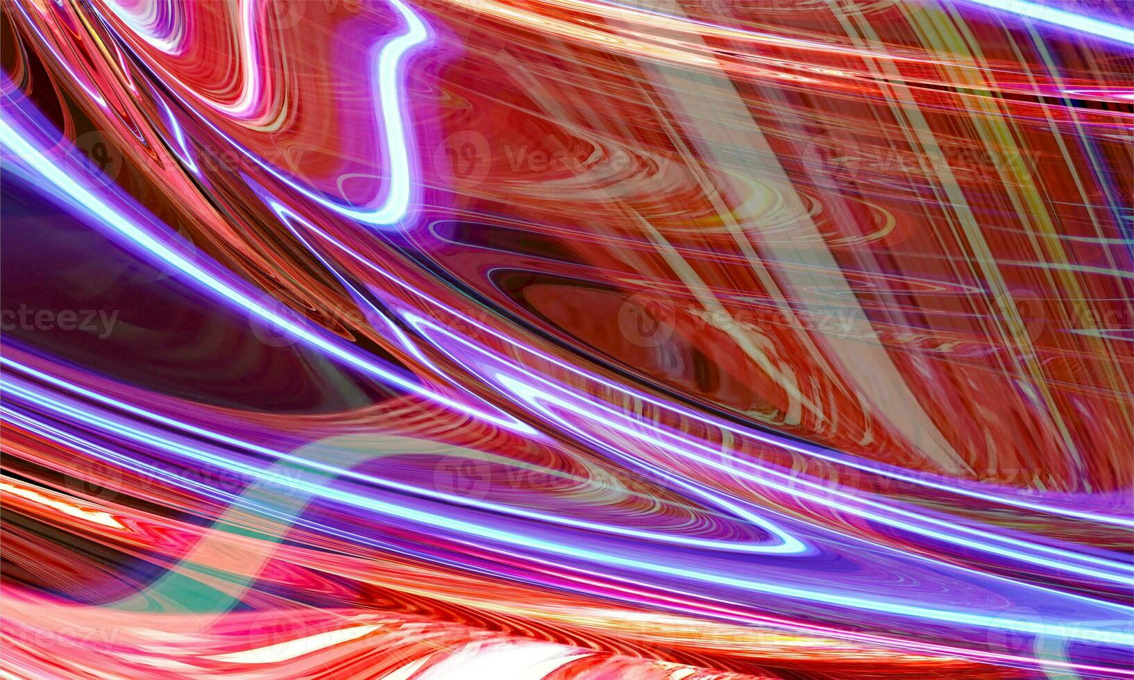 3d Illustration von Blau und lila futuristisch Sci-Fi Techno Lichter-cool  Hintergrund. generativ ai 22270215 Stock-Photo bei Vecteezy