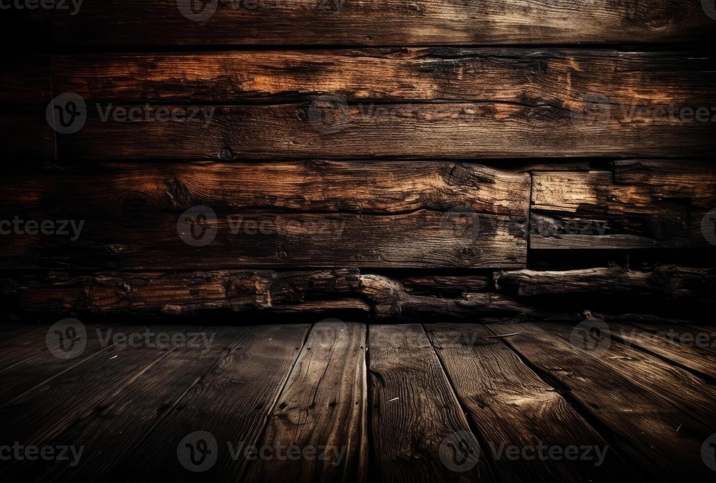 Erfassung das locken von Eleganz mit diese fesselnd dunkel Holz Hintergrund Tapeten, das Reich Töne und kompliziert Korn Muster hinzufügen Tiefe und Raffinesse zu irgendein Design, Illustration generativ ai foto