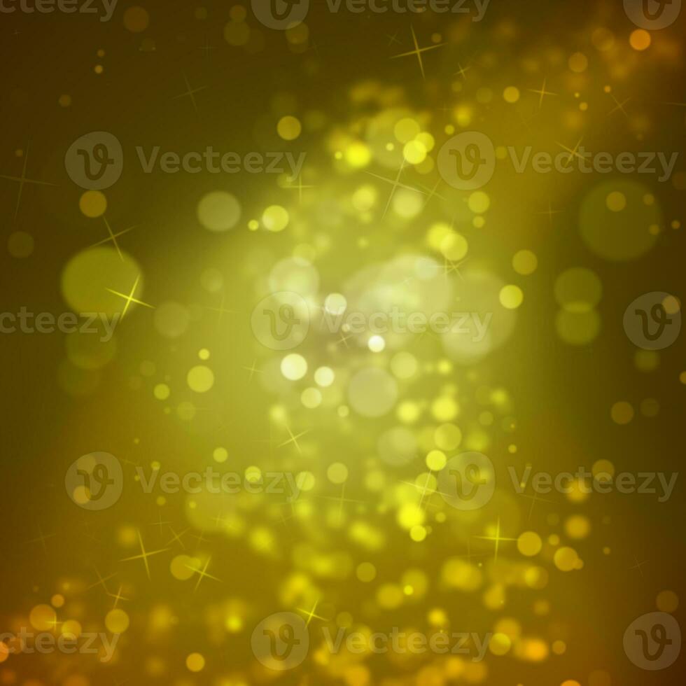 abstrakt verschwommen Gold Bokeh Hintergrund zum Textur mit Kopieren Raum. foto