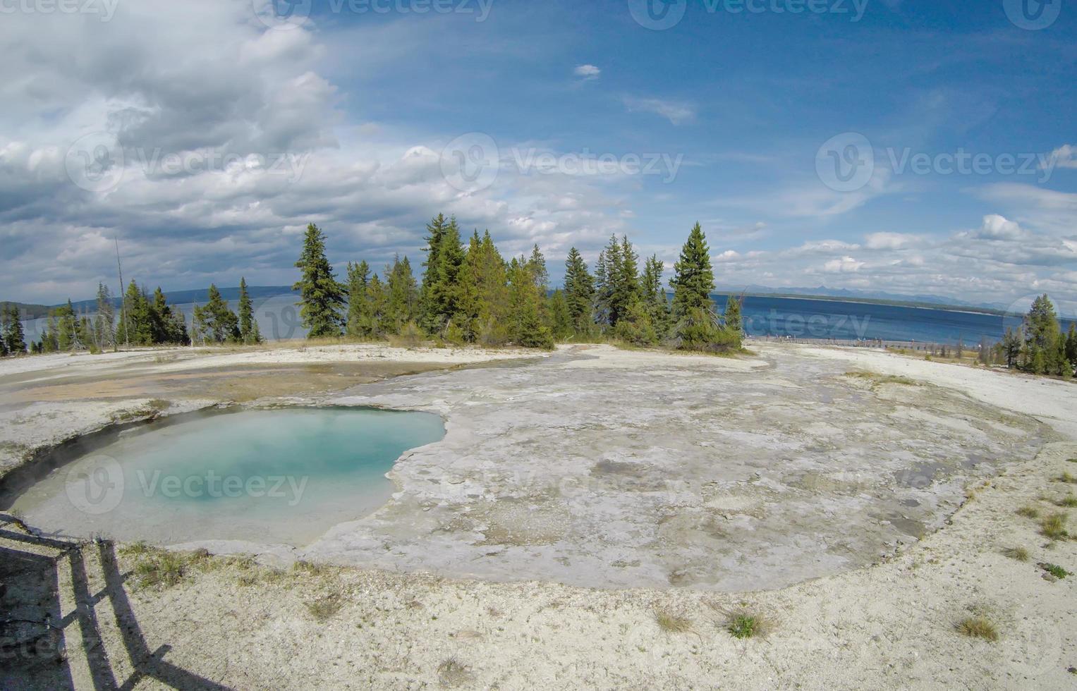 Yellowstone - Westdaumen-Geysirbecken foto