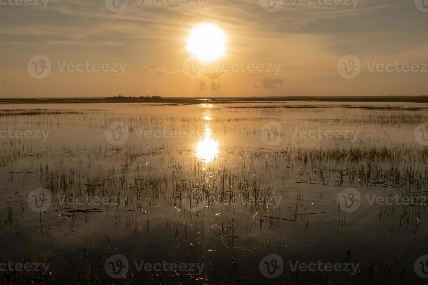 Naturlandschaftsszenen rund um den Jagdinsel-Nationalpark in South Carolina foto