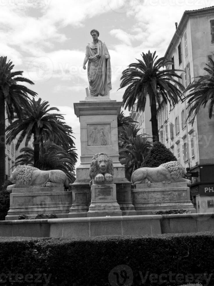 Ajaccio auf der Insel Korsika foto