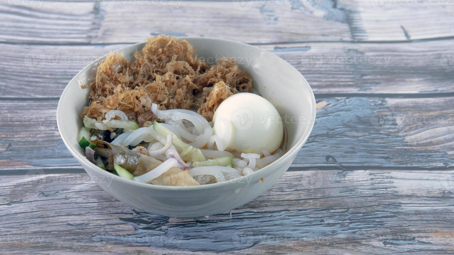 traditionelle malaysia laksa foto