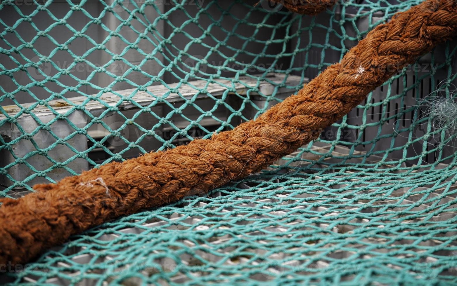 alte Fischernetze foto