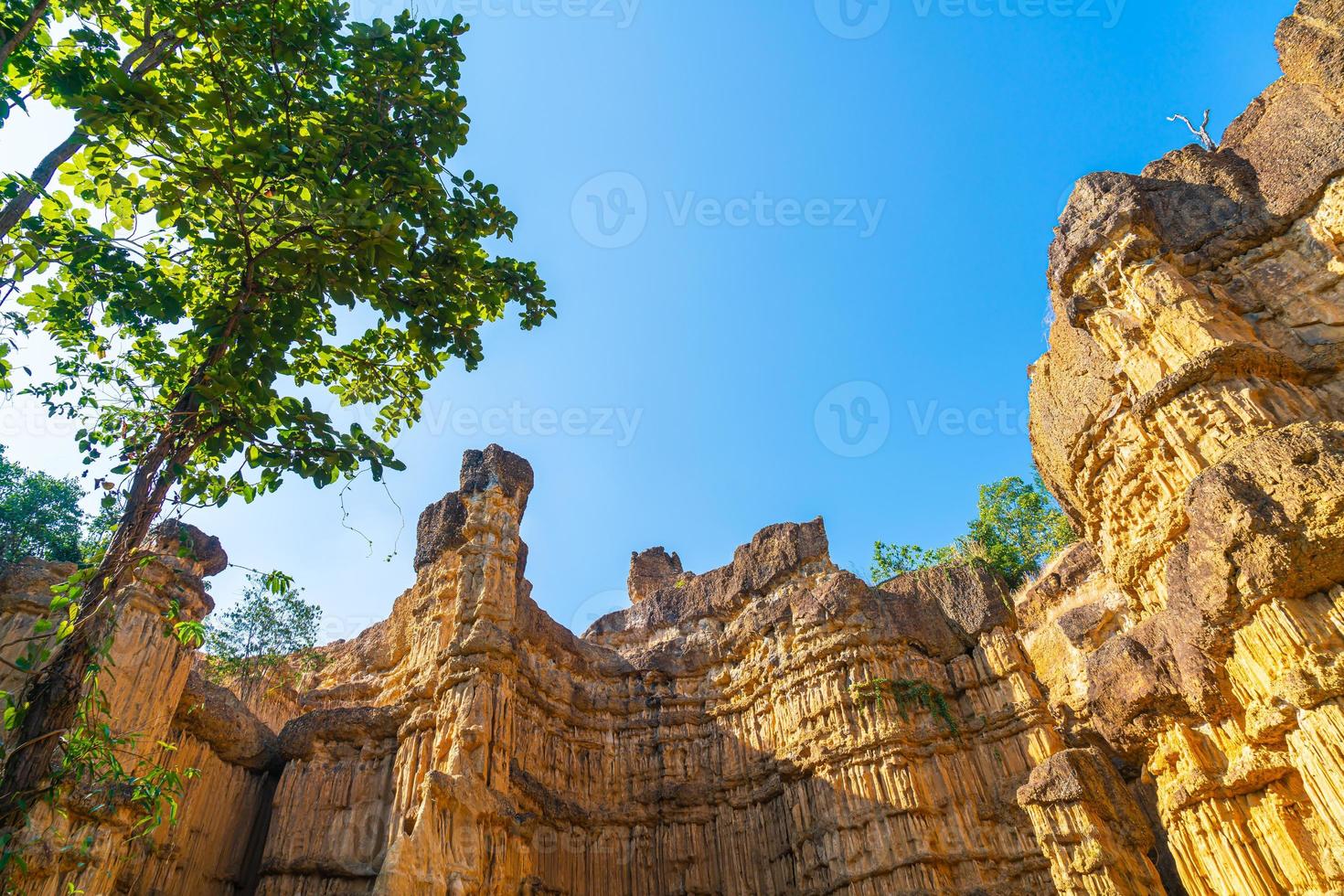 Pha Chor oder der Grand Canyon Chiangmai im Mae Wang Nationalpark, Chiang Mai, Thailand foto