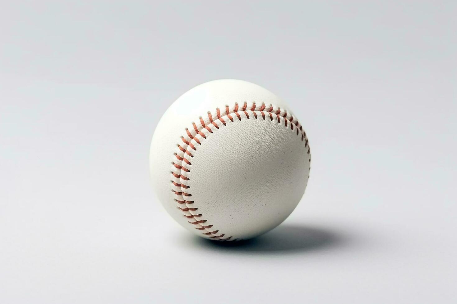 Baseball isolieren auf Weiß hintergrund.generativ ai. foto