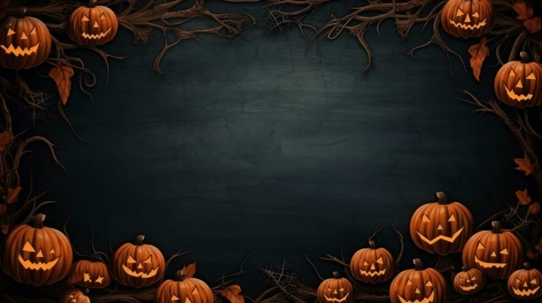 halloween gespenstischer hintergrund foto