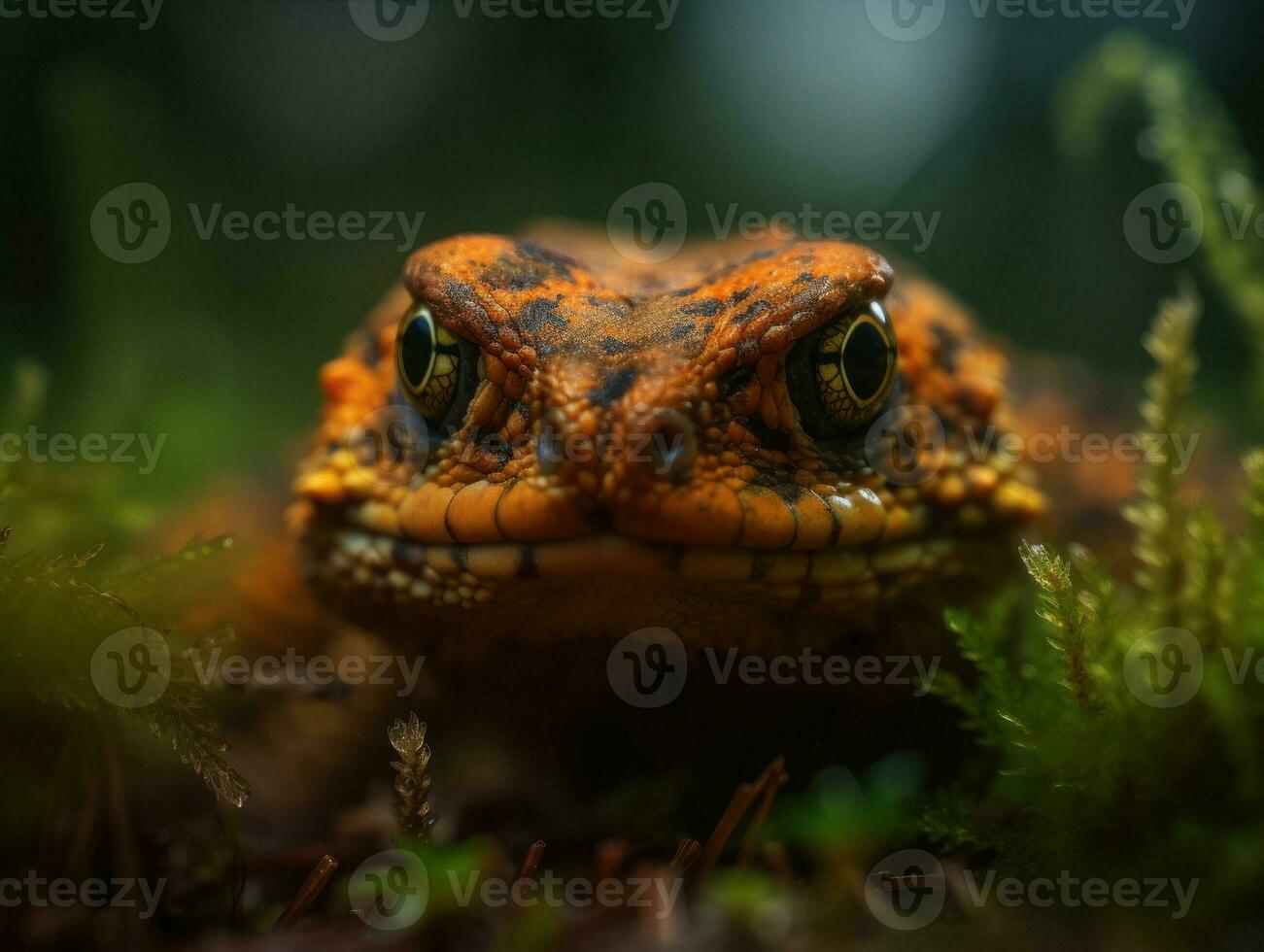 Newt Porträt erstellt mit generativ ai Technologie foto