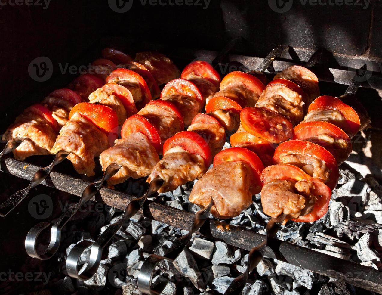 Fleisch zum Grillen foto