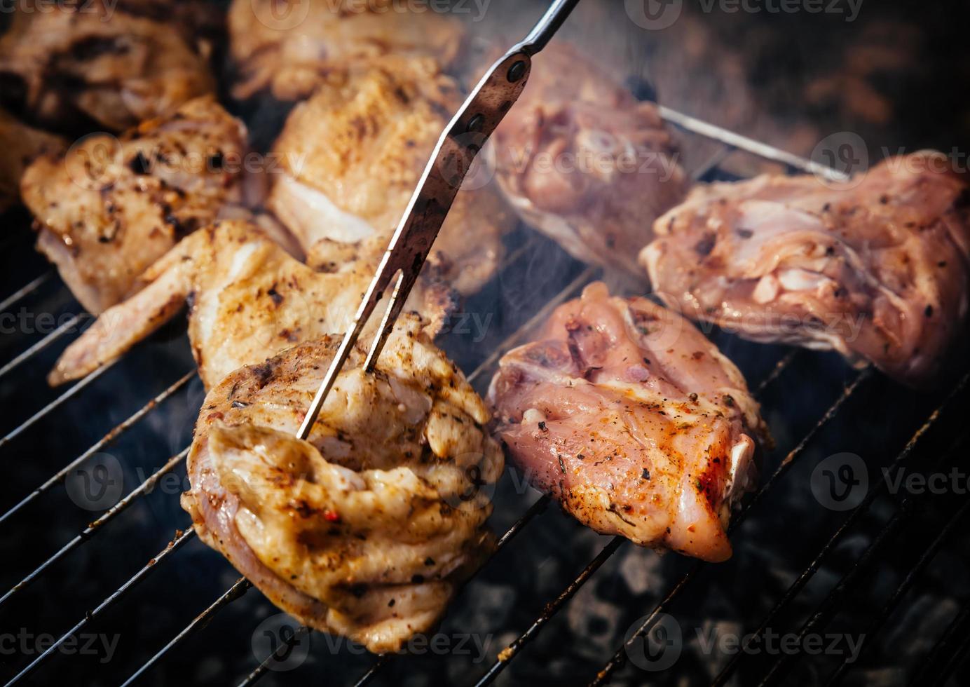 gewürztes Hähnchen grillen foto