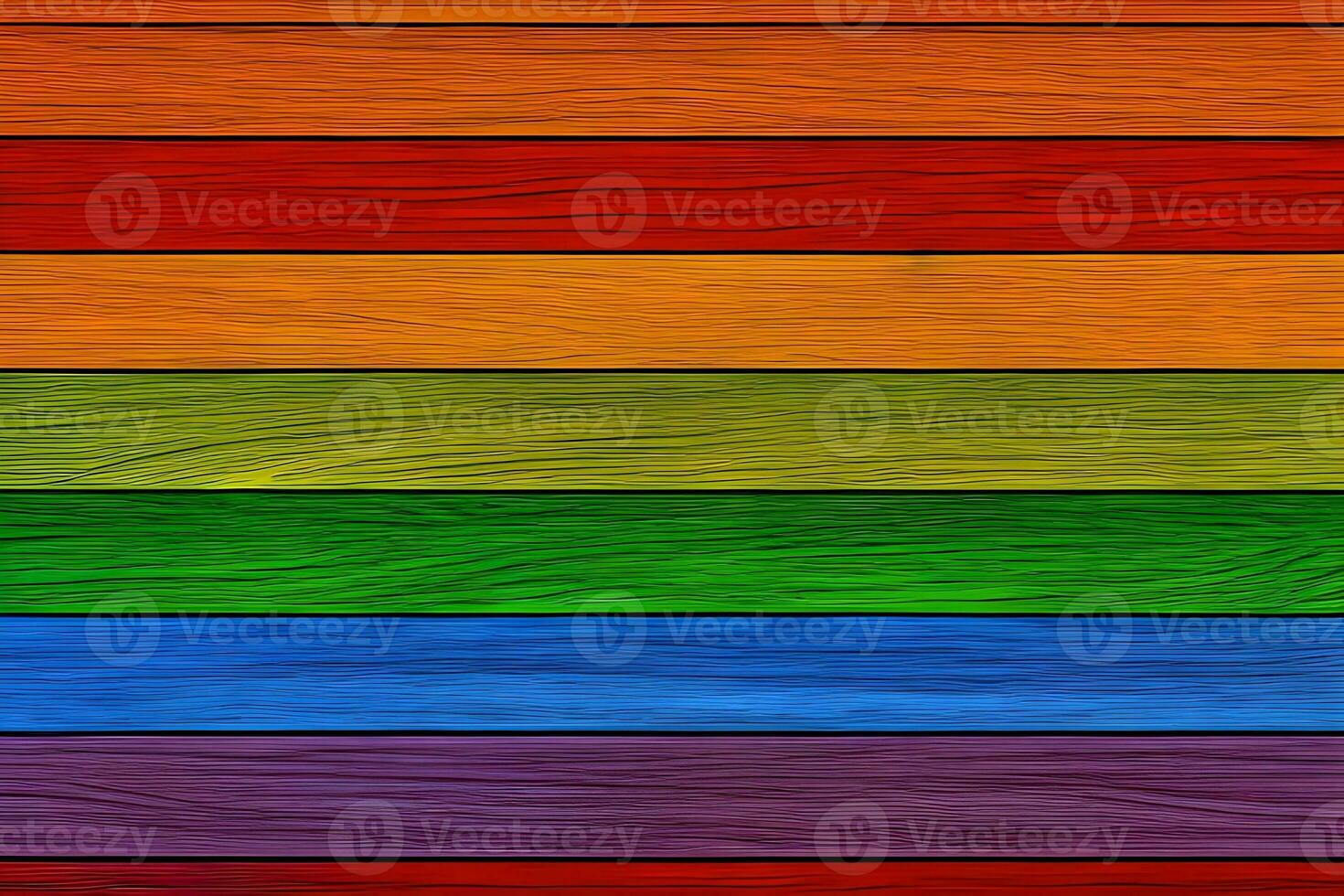 bunt Holz Hintergrund, Regenbogen Holz Hintergrund, Holz Hintergrund, ai generativ foto