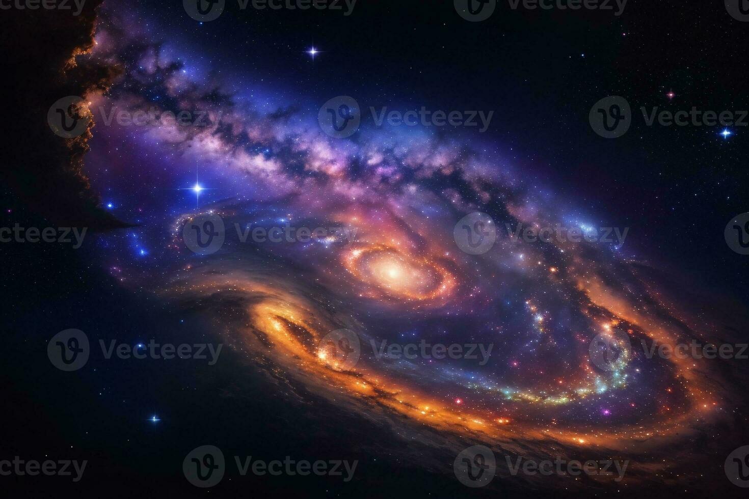 milchig Weg Hintergrund, milchig Weg Hintergrund, Galaxis Hintergrund, Raum Hintergrund, Galaxis Hintergrund, Raum Hintergrund, Universum Hintergrund, ai generativ foto