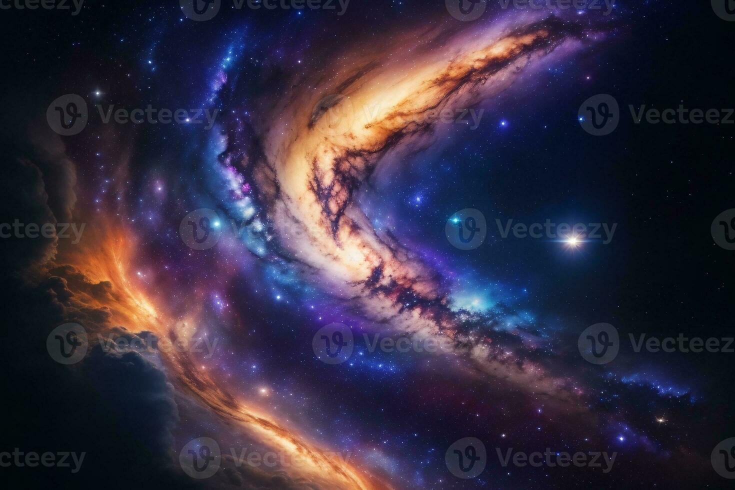 milchig Weg Hintergrund, milchig Weg Hintergrund, Galaxis Hintergrund, Raum Hintergrund, Galaxis Hintergrund, Raum Hintergrund, Universum Hintergrund, ai generativ foto