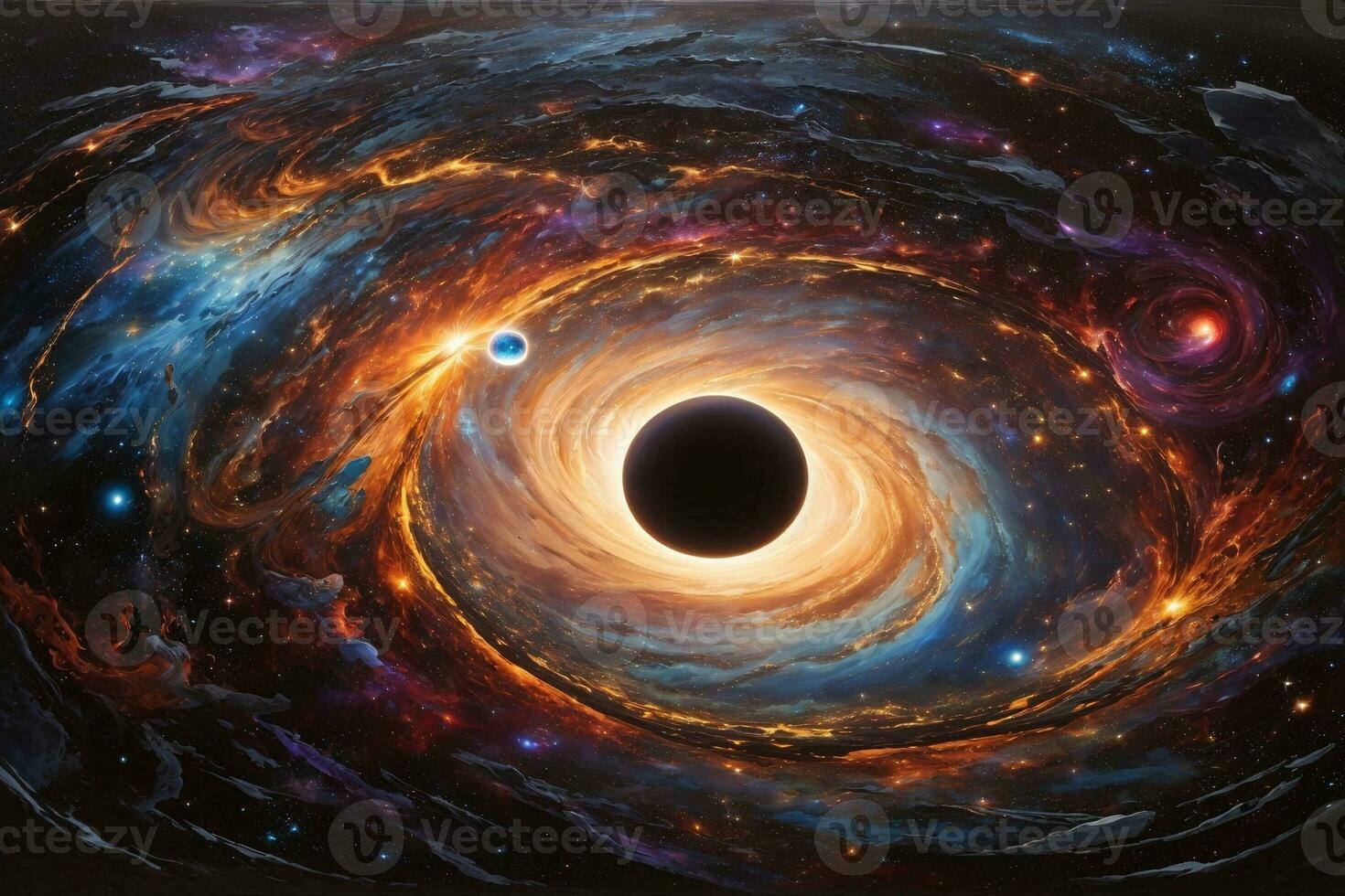 schwarz Loch Hintergrund, schwarz Loch Hintergrund, Galaxis Hintergrund, Raum Hintergrund, Galaxis Hintergrund, Raum Hintergrund, Universum Hintergrund, ai generativ foto