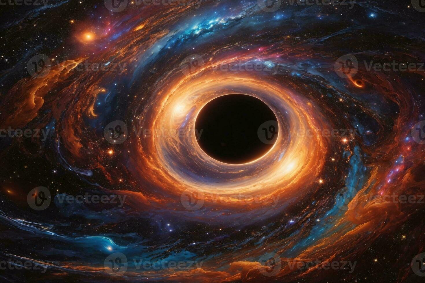 schwarz Loch Hintergrund, schwarz Loch Hintergrund, Galaxis Hintergrund, Raum Hintergrund, Galaxis Hintergrund, Raum Hintergrund, Universum Hintergrund, ai generativ foto