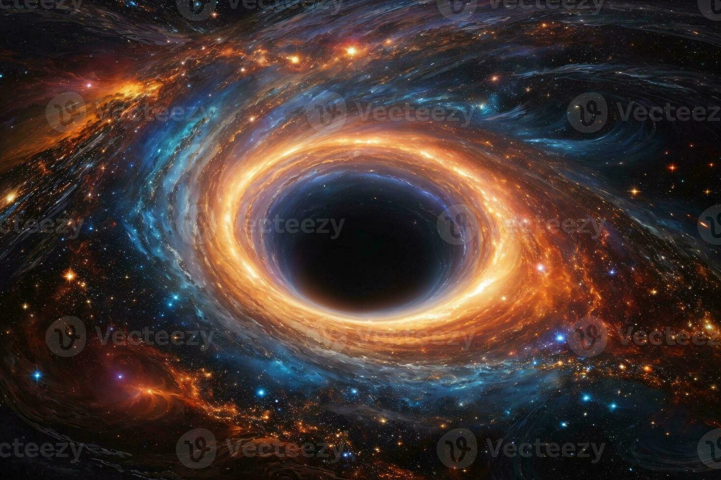 schwarz Loch Hintergrund, schwarz Loch Hintergrund, Galaxis Hintergrund, Raum Hintergrund, Galaxis Hintergrund, Raum Hintergrund, Universum Hintergrund, ai generativ foto