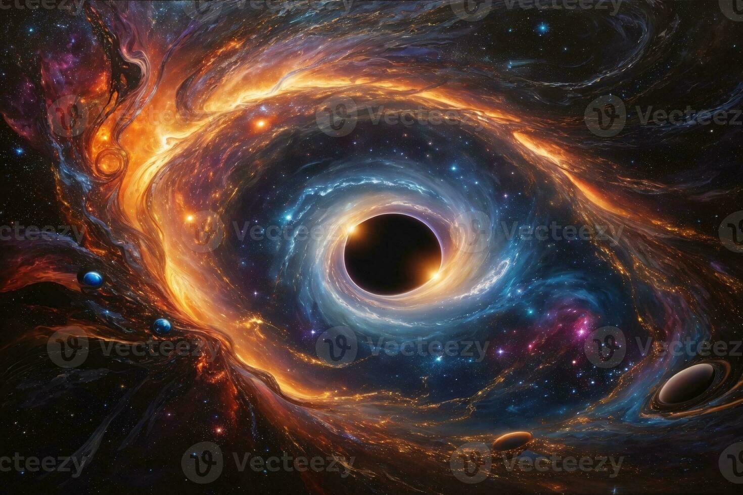 schwarz Loch Hintergrund, schwarz Loch Hintergrund, Galaxis Hintergrund, Raum Hintergrund, Galaxis Hintergrund, Raum Hintergrund, Universum Hintergrund, ai generativ foto