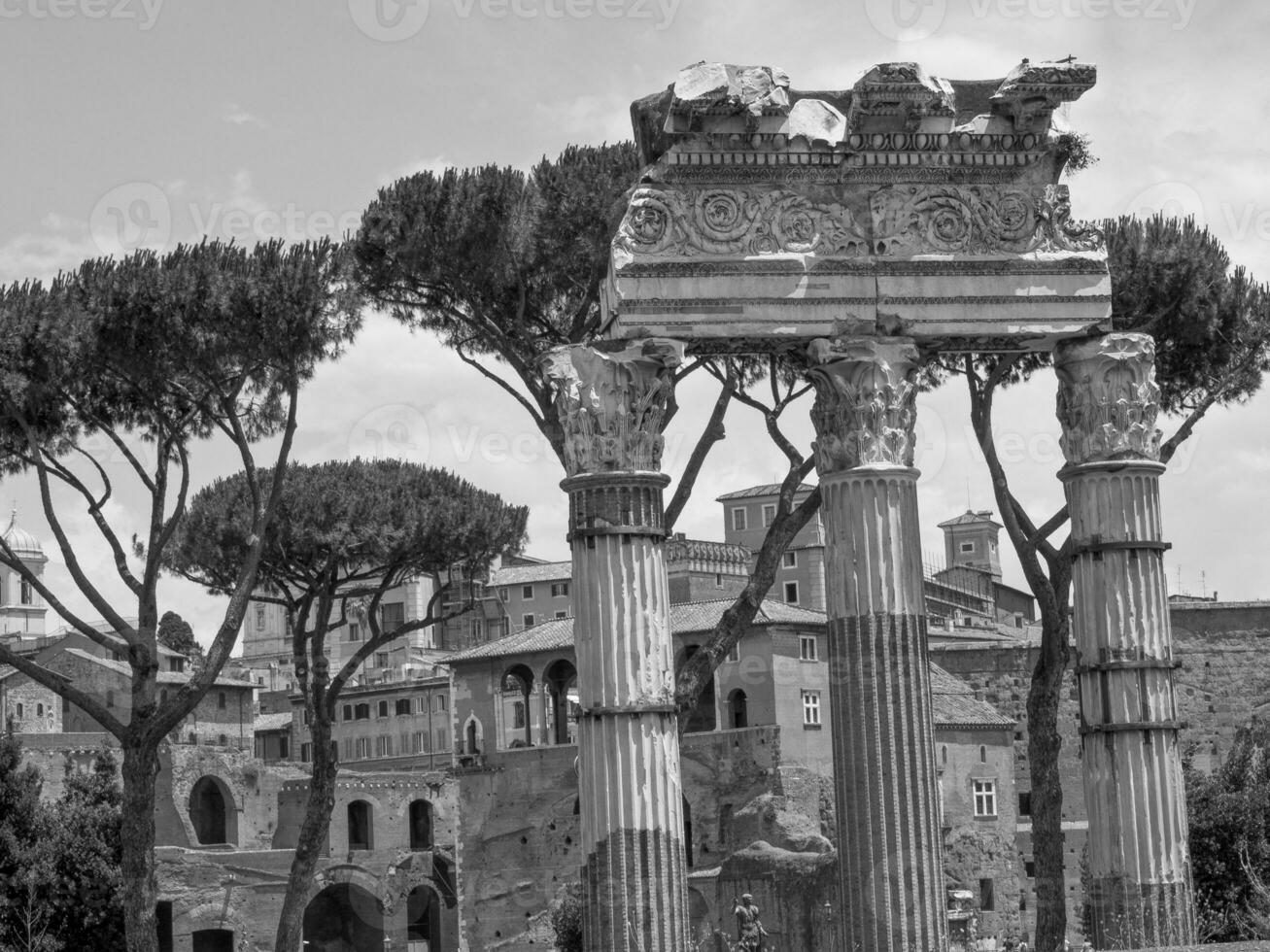 die Stadt Rom in Italien foto