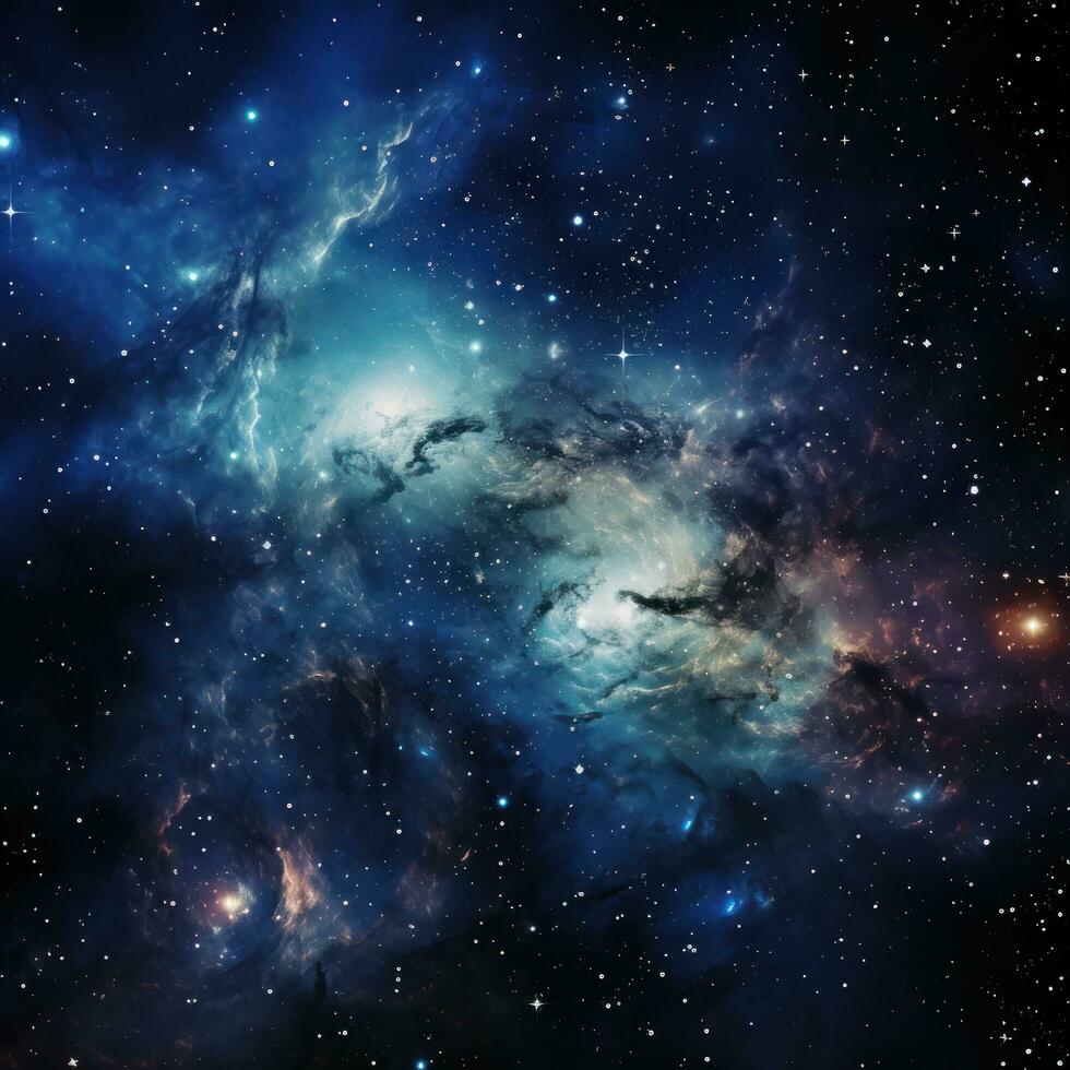 milchig Weg Galaxis mit Sterne und Nebel foto