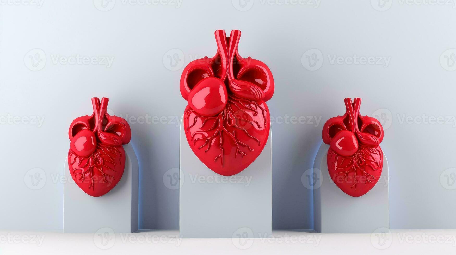 3d Illustration Attrappe, Lehrmodell, Simulation von das Mensch Organ System, Anatomie, nervös, Kreislauf, Verdauungs, Ausscheidung, Harn und Knochen Systeme. medizinisch Bildung Konzept, generativ ai Illustration foto