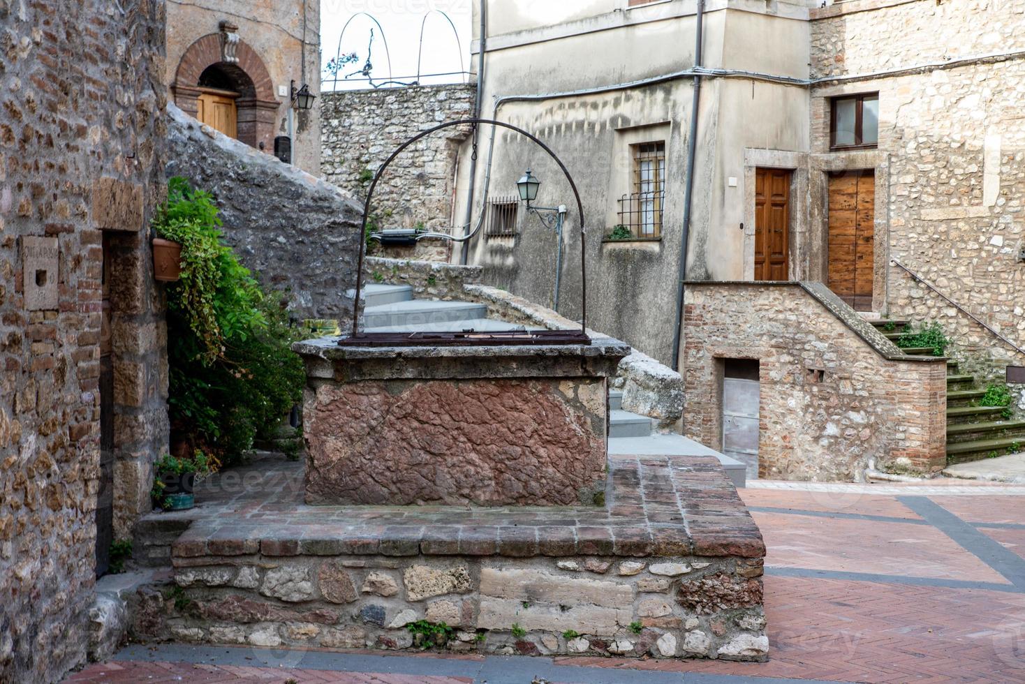 das dorf portaria in der gemeinde acquasparta, umbrien, italien, 2020 foto