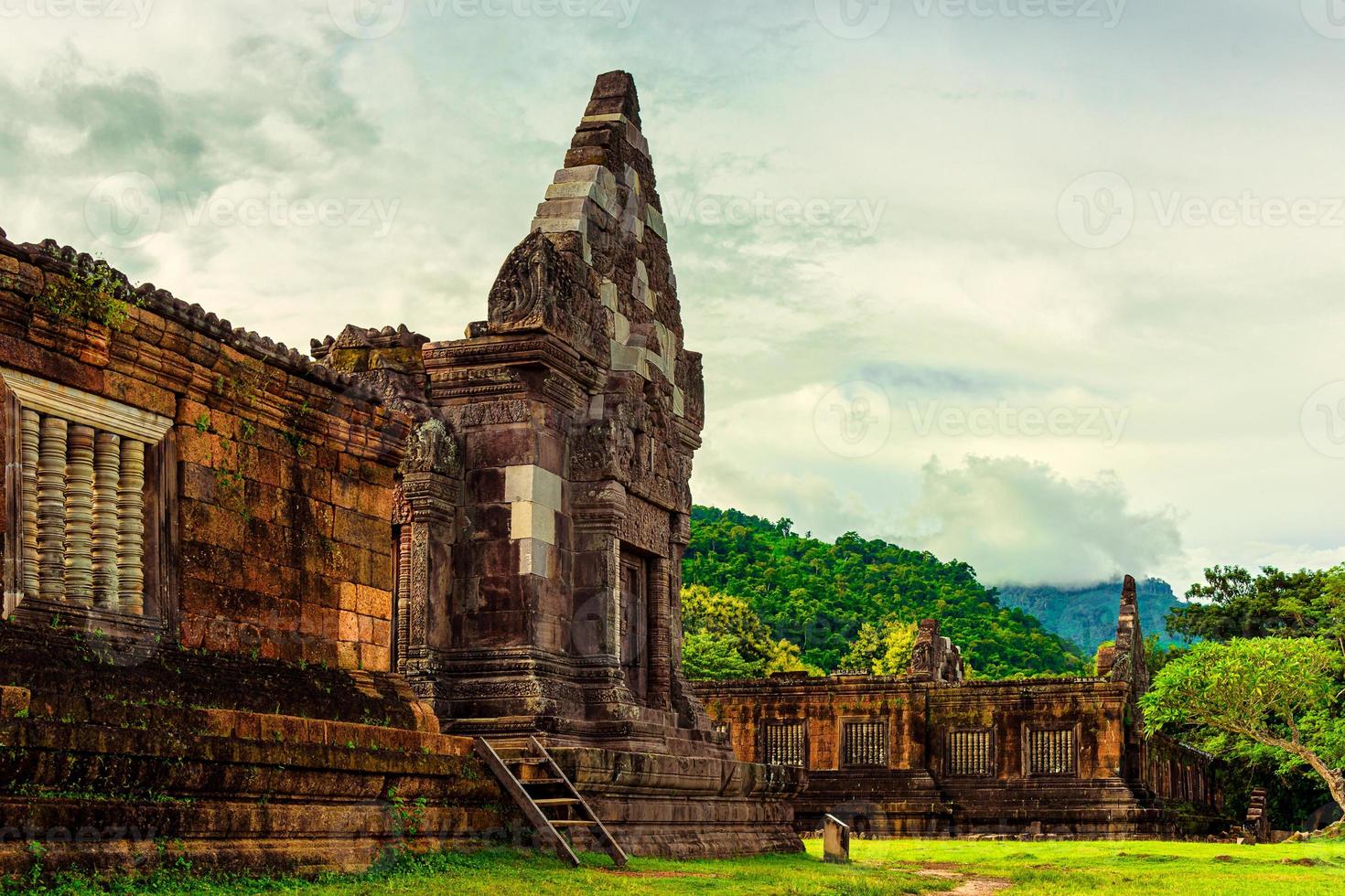 Vat Phou oder Wat Phu in der Provinz Champasak, Südlaosak foto