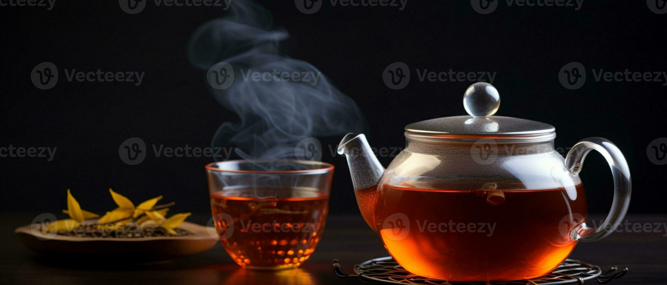 ein Tasse von heiß Tee ai generativ foto