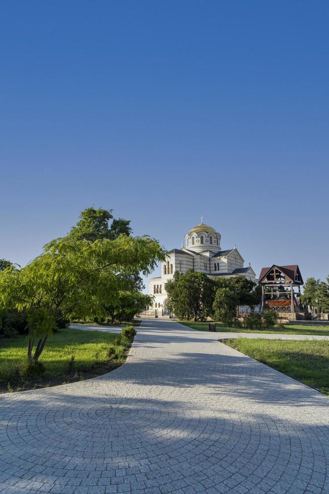 st. wladimirs kathedrale in chersonesos, sewastopol foto