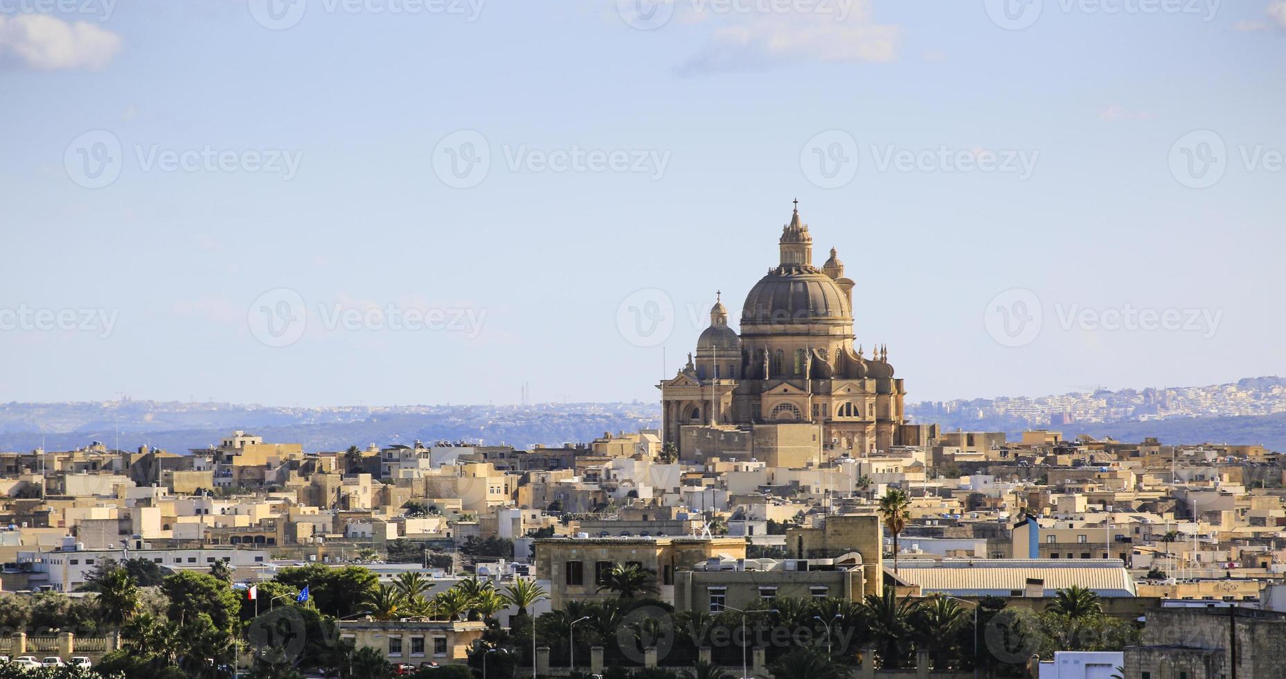 Stadt Gozo auf Malta foto