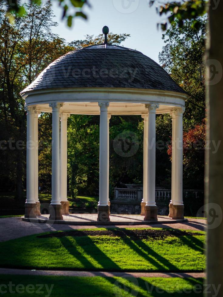 Park in der Stadt Straßburg, Frankreich foto