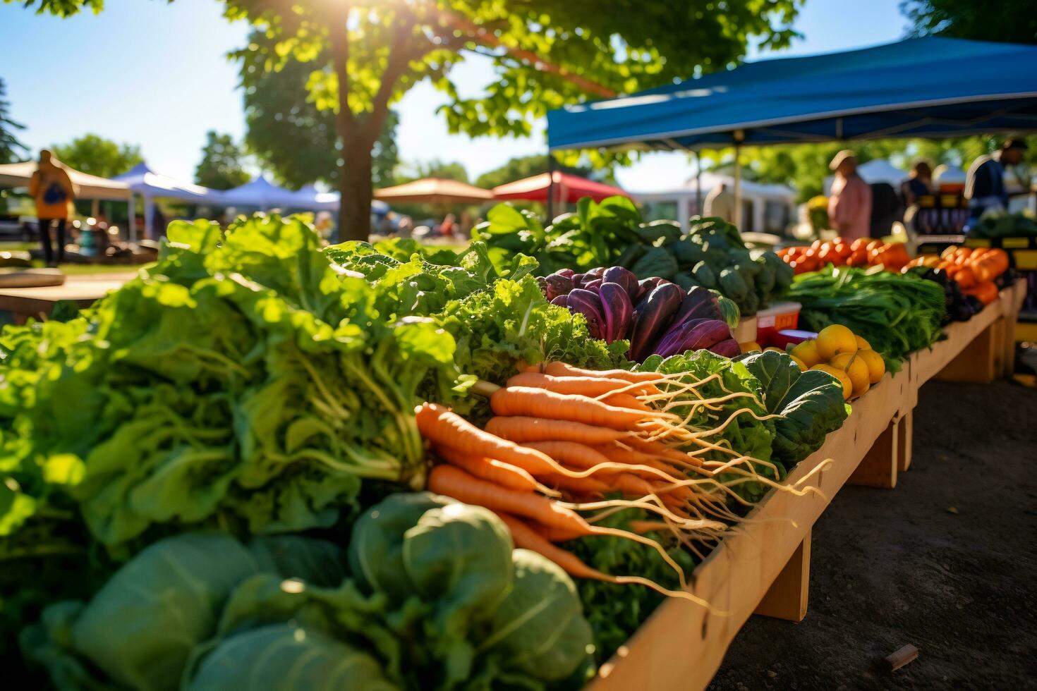 lokal Bauern Markt mit Super frisch produzieren foto