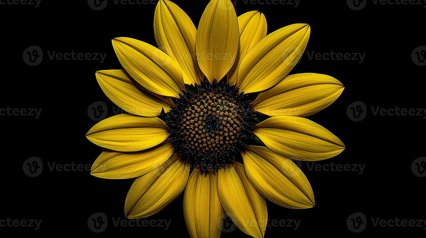 Foto von schön Rudbeckia Blume isoliert auf Weiß Hintergrund. generativ ai