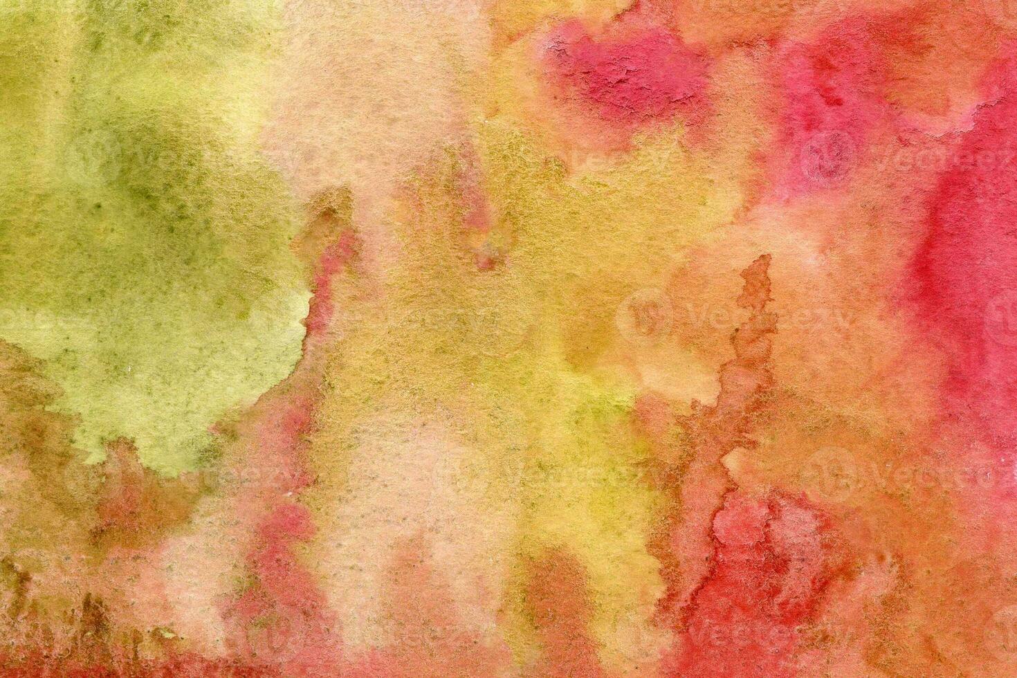 Rosa rot grün Aquarell Hintergrund Textur foto