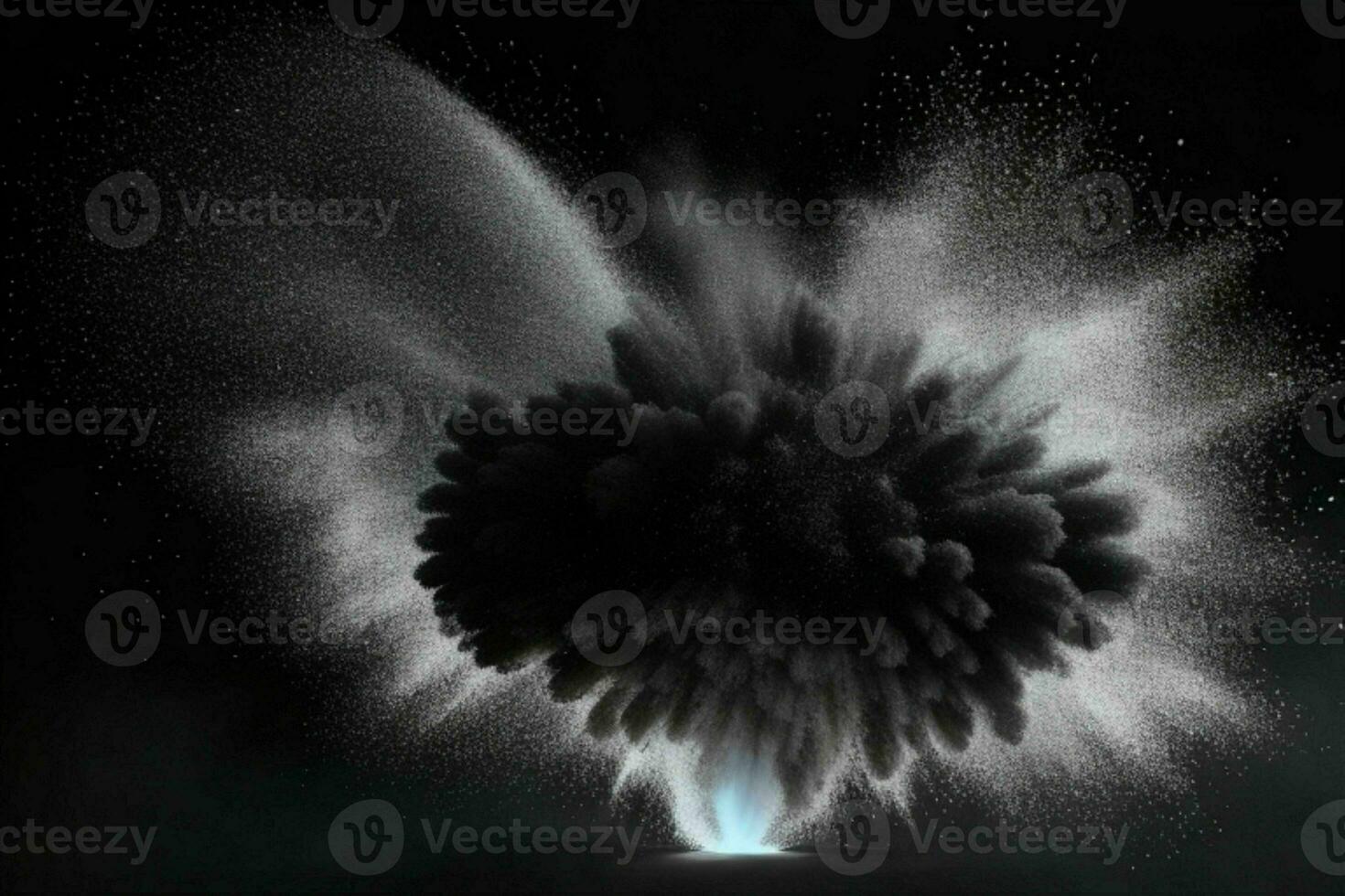 abstrakt Pulver Explosion Hintergrund. ai generativ Profi Foto